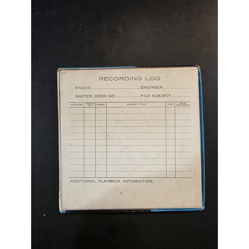 Vintage 5 Inch Reel To Reel Tape Lot 12 Tapes | Scotch 111 WWJ AM-FM-TV